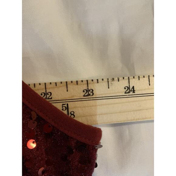 In’Voland Red Sequin Shift Dress Women’s Plus Size 20W Christmas New Year Party - Picture 7 of 11